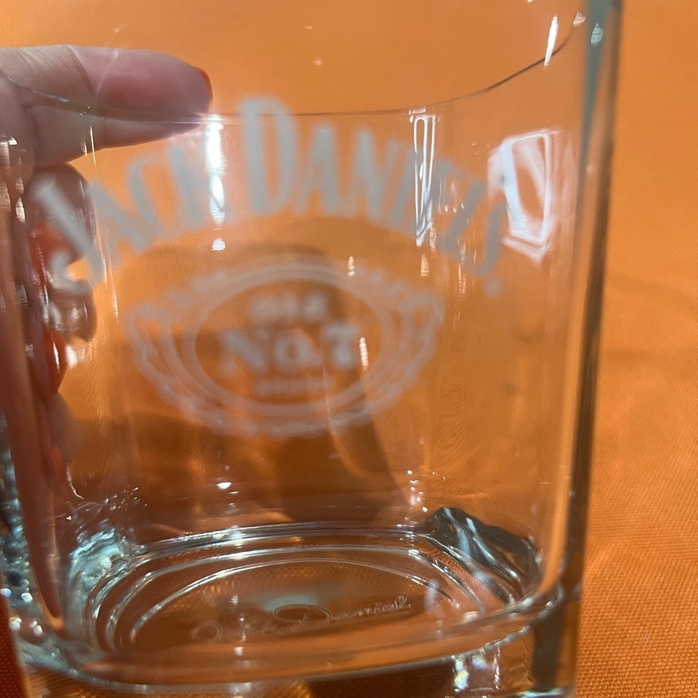 6/$20 Jack Daniels Gray Drinkware one glass brand new never used